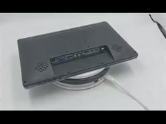 Schwarzer Kunststoffgehäuse Resistiver Industrieller Berührungsmonitor 15,6 Zoll wasserdicht Staubdicht