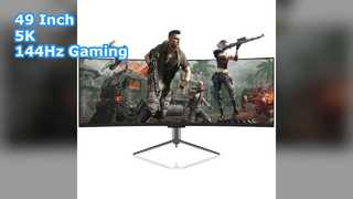 49-Zoll-5K-144-Hz-Gaming-Monitor mit beeindruckender Grafik