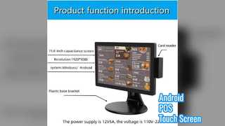 15,6-Zoll-Android-POS-Registrierkassen-Touchscreen