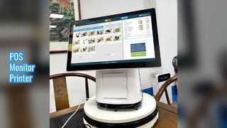 15.6 Touchscreen-POS-Monitor mit Drucker