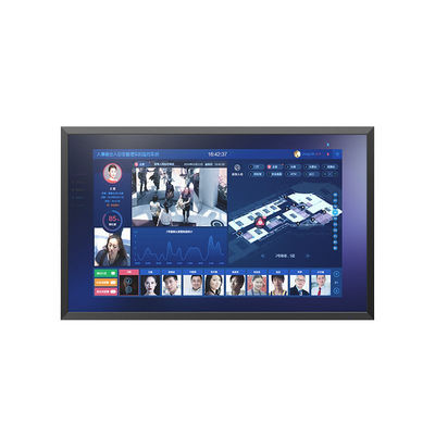 Benutzerdefinierte Touch-Monitore 43 Zoll Kapazitäts-Touch-Bildschirm hohe Helligkeit Wandmontierte Industrie-Touch-Monitor