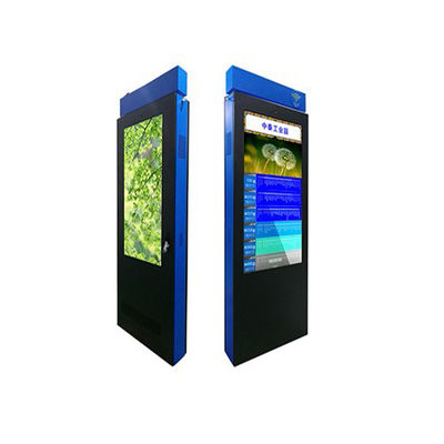 55-Zoll-Floor-Standing 4K Werbung Digitaler Totem-Medien-Player LCD-Display Außen IP65 Digital Signage Touchscreen